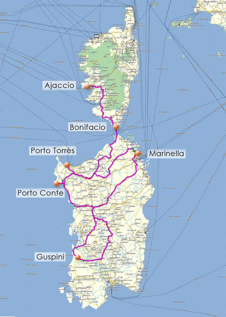 Rallye Supercar Sardaigne Corse